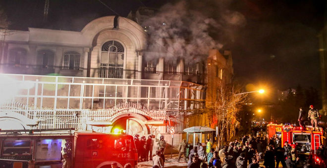 السلطات الإيرانية تعتقل العقل المدبر لهجوم السفارة السعودية في طهران