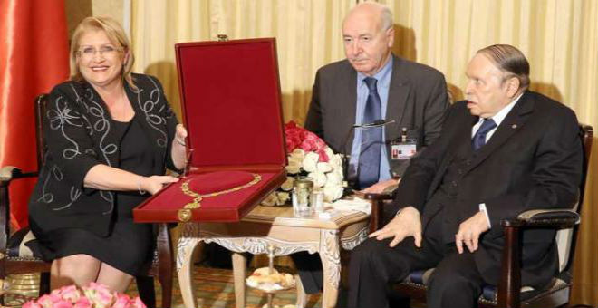 بوتفليقة ورئيسة مالطا يناقشان الوضع في ليبيا