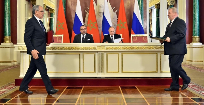 الملك محمد السادس والرئيس بوتين يرأسان توقيع اتفاقيات للتعاون الثنائي