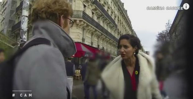 بالفيديو..مغربية تدافع عن اللاجئين السوريين في فرنسا