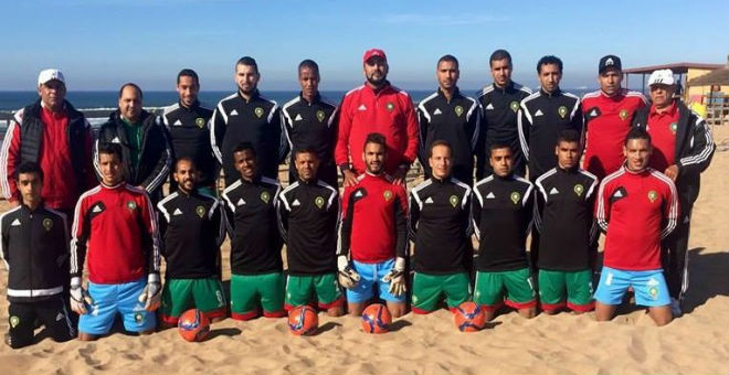 منتخب الكرة الشاطئية يستعد لمواجهة مصر