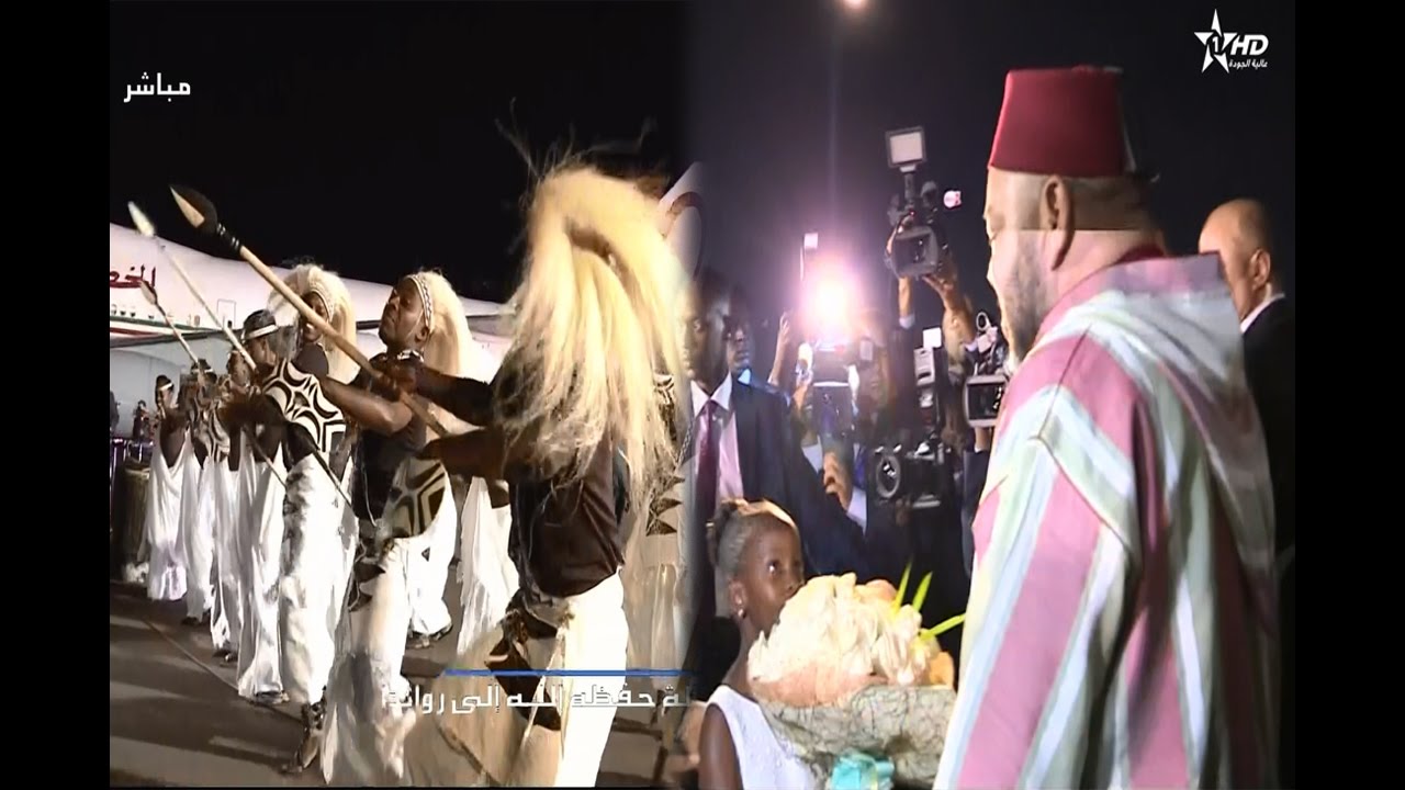 بالفيديو.. شاهد ما أبهر الملك لحظة وصوله لمطار رواندا