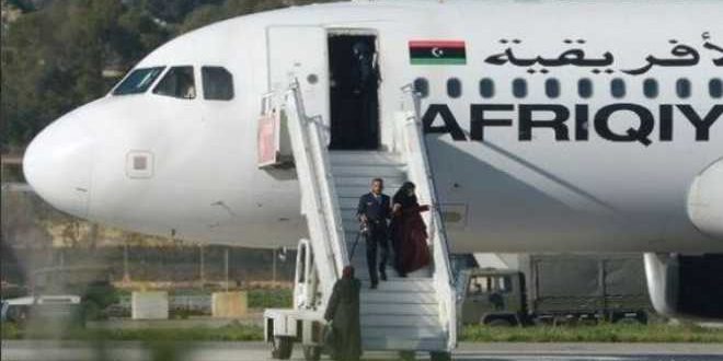 الطائرة الليبية