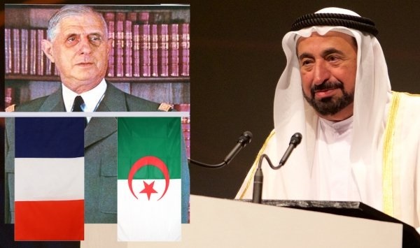 حاكم الشارقة: ديغول منح الإستقلال للجزائر