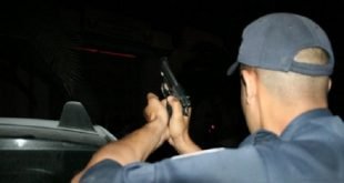 الشرطة تطلق النار في طنجة