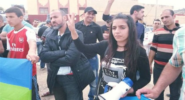 أنباء عن اعتقال سليمة الزياني الوجه النسائي لحراك الريف