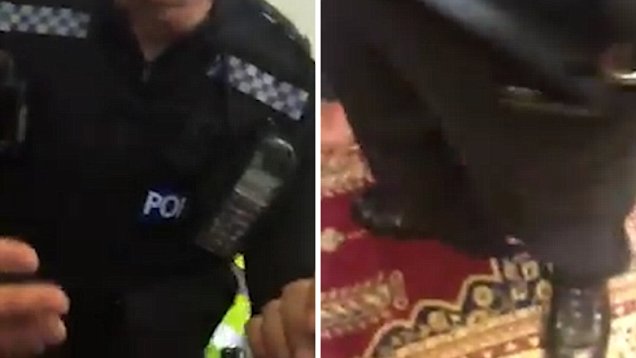 بالفيديو.. اقتحام عناصر الشرطة مسجدا بالأحذية يثير غضب المصلين