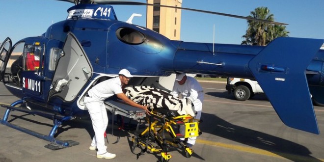 المروحيات الطبية تساهم في التعجيل بإنقاذ حالات المرضى الحرجة