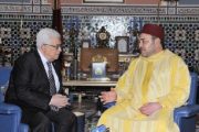 محمود عباس يشيد بدعم الملك للقضية الفلسطينية