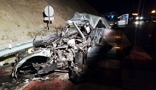 مصرع ثلاثة أشخاص في حادث سير على الطريق السيار تازة-فاس