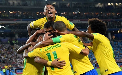 البرازيل وسويسرا تتأهلان إلى دور ثمن نهائي من المونديال
