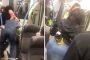 بالفيديو.. معركة ضارية في قطار بريطاني بسبب 