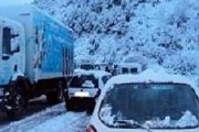 الثلوج تقطع طريق “تيشكا