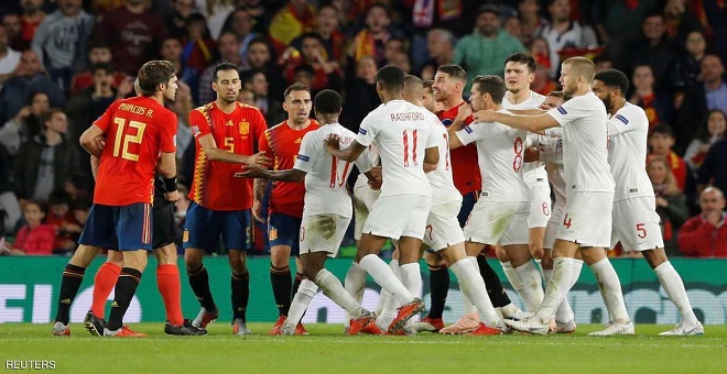 فوز إنجلترا على اسبانيا بطعم الثأر