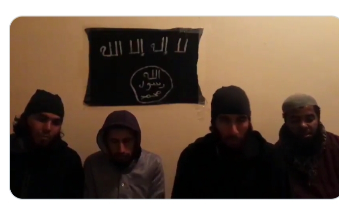 فيديو يكشف مبايعة إرهابيي مجزرة 