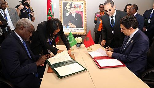 المغرب والاتحاد الإفريقي يوقعان على اتفاق المقر الخاص بالمرصد الإفريقي للهجرة