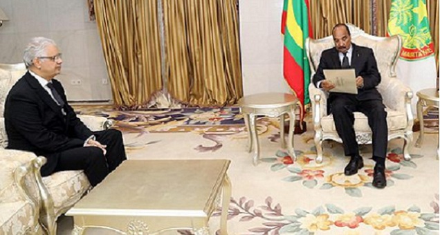 رسالة خطية من الملك إلى الرئيس الموريتاني