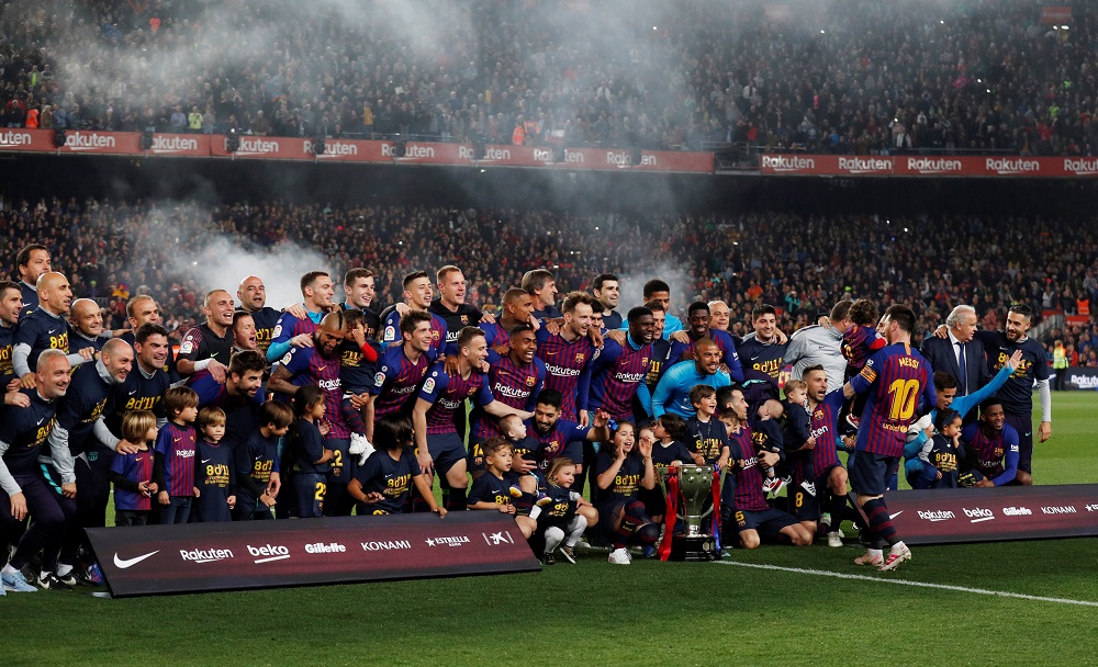 رسميا.. برشلونة يتوج بلقب الدوري الإسباني