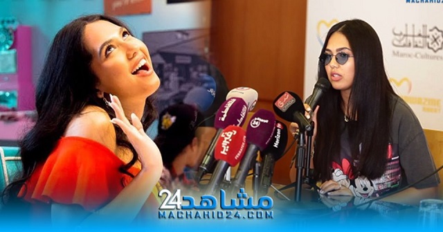 بالفيديو.. منال ترفض الإجابة على أسئلة الصحافة خلال ندوة 