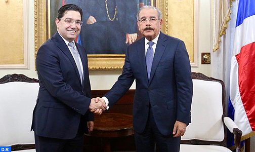 رئيس جمهورية الدومينيكان يستقبل بوريطة حاملا رسالة شفوية من الملك