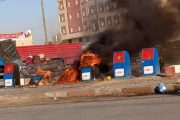 ساكنة فاس تستنكر حرق الحاويات بأحد أحياء المدينة