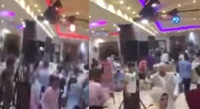 فيديو.. حفل زفاف لبناني يتحول إلى حلبة مصارعة بين أهل العروسين