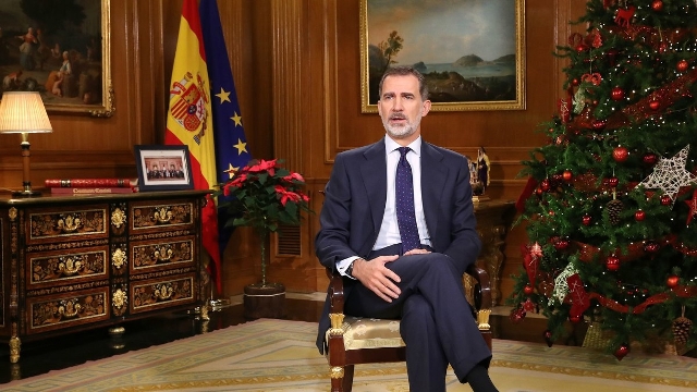 دعاة الانفصال في إسبانيا ينفردون بنقد خطاب الملك فيلبي دون مراعاة مناسبته الدينية