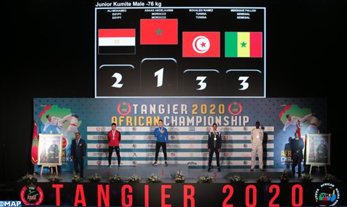 المنتخب المغربي يحرز بطولة افريقيا للكراطي بطنجة