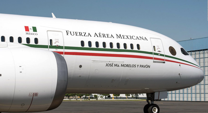 المكسيك تبيع الطائرة الرئاسية لبناء مستشفيات