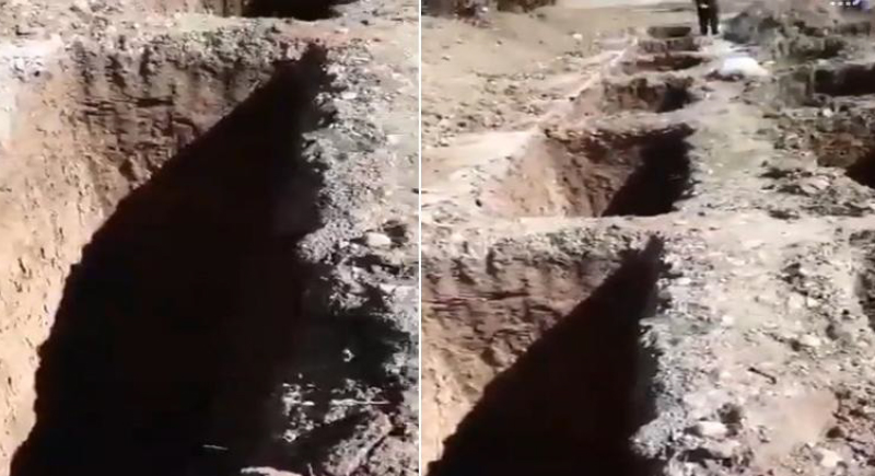 فيديو.. هكذا تتخلص إيران من جثث ضحايا كورونا
