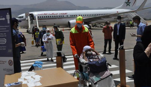 عودة 160 من المغاربة العالقين بإسبانيا من ضمنهم 17 من الرضع