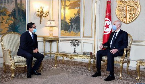 بوريطة ينقل رسالة شفوية من الملك محمد السادس إلى الرئيس التونسي