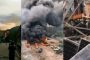 انفجار هائل لشاحنة محملة بالغاز الطبيعي في الصين (فيديو)