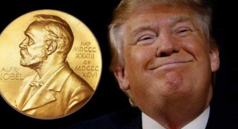 ترشيح دونالد ترامب لجائزة نوبل للسلام!