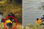 حادث صادم.. تدفع صديقتها في البحيرة أثناء ربطها الحذاء (فيديو)