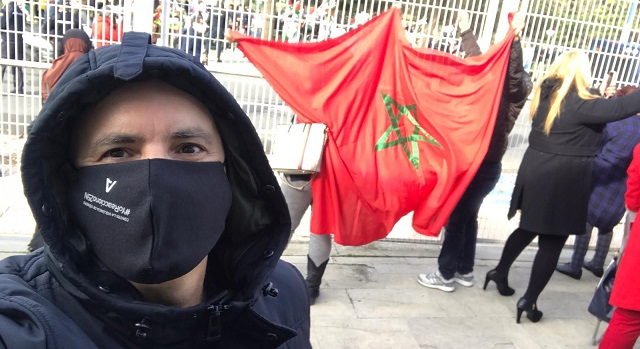 مغاربة أشبيلية يفشلون محاولة يائسة للبوليساريو للاشتباك بهم أمام قنصلية بلادهم