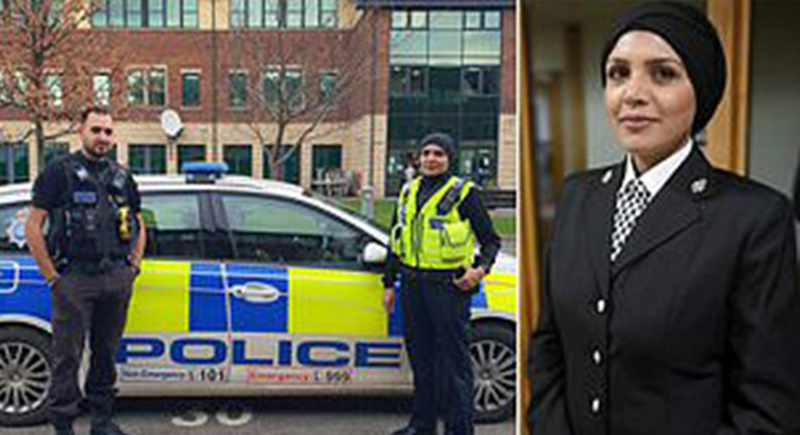 الشرطة البريطانية تصمم حجابًا جديدًا لجذب المسلمات للانضمام إليها