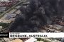 حريق هائل يلتهم مصنعا في أستراليا (فيديو)