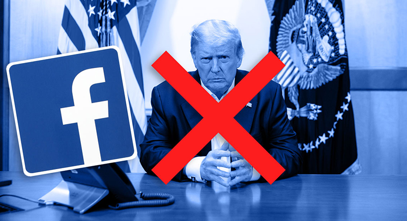 ''فيسبوك'' لن يلغي الحظر المفروض على ترامب