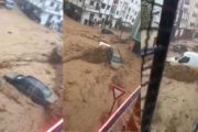 سيول جارفة تُغرق مدينة تطوان (صور وفيديو)