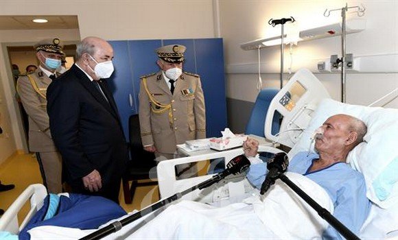 بعد فراره من إسبانيا.. الرئيس الجزائري يزور زعيم مليشيات 