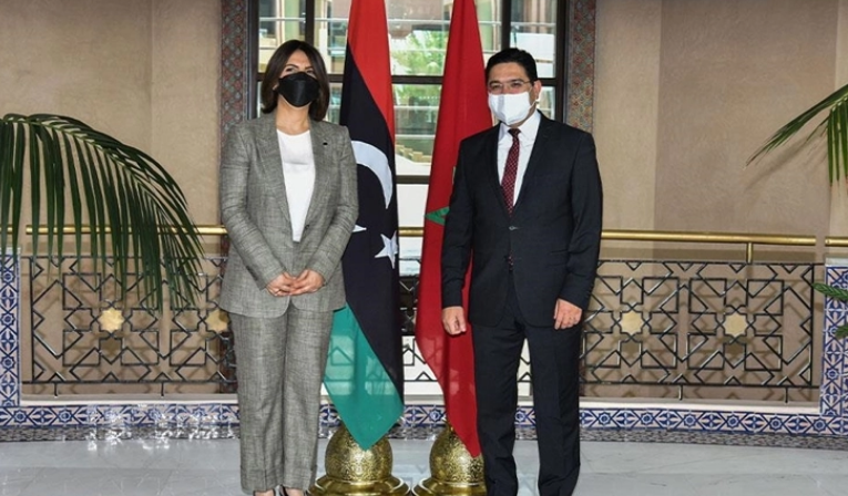 في لقاء مع بوريطة.. وزيرة الخارجية الليبية تدعو لإعادة فتح السفارة المغربية بطرابلس