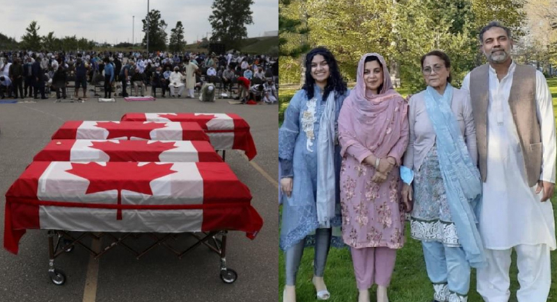 كندا : تشييع جثامين عائلة مسلمة قتلت في عملية دهس متعمدة
