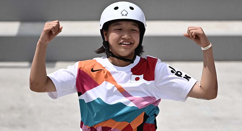 حصلت على ذهبية.. يابانية تبلغ من العمر 13 عاما تبرز في اولمبياد طوكيو