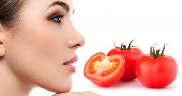 قناع الطماطم لتبييض البشرة وتقشيرها