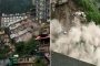 مشاهد مرعبة.. سقوط مبنى من 8 طوابق في انهيار أرضي مفاجئ بالهند (فيديو)