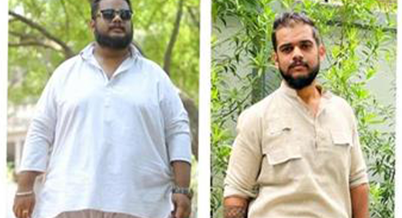 شاب هندي يخسر 100 كيلو من وزنه في وقت قياسي