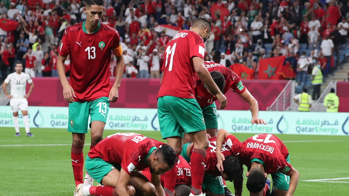 المنتخب المغربي يستهل مشواره في كأس العرب بفوز عريض على فلسطين