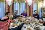 الملك يقيم مأدبة إفطار على شرف الشيخ محمد بن زايد