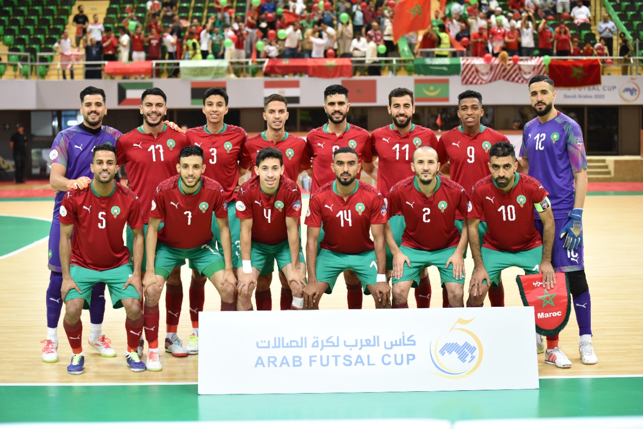 المنتخب المغربي يتوج بلقب كأس العرب لكرة قدم الصالات